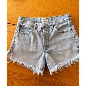 AGOLDE Parker Vintage Cut Off Denim Shorts - 27